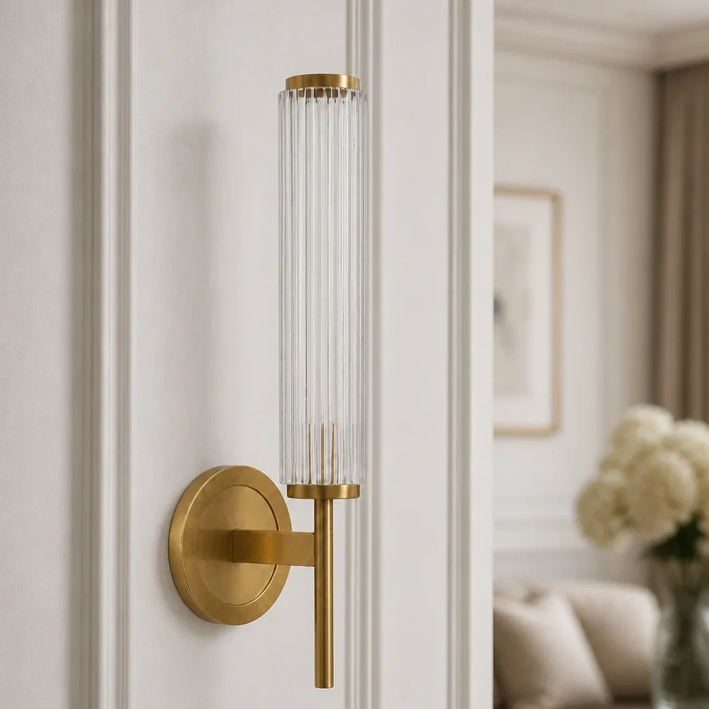 MADDISON Glass Brass