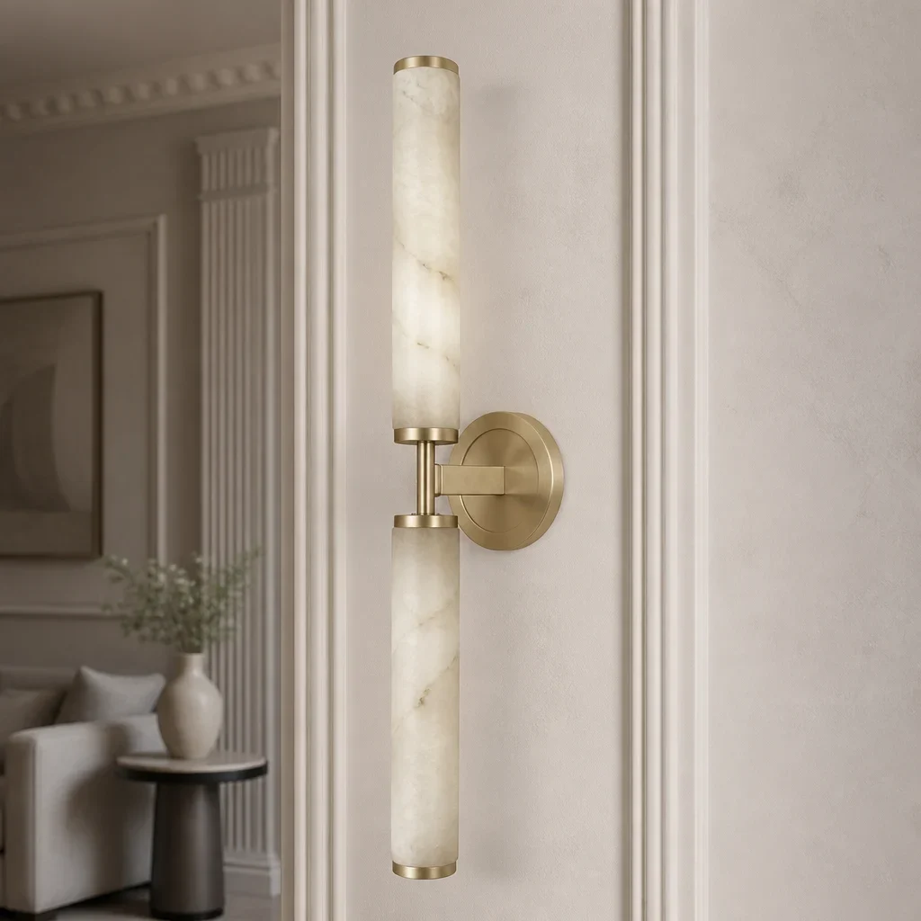 MADDISON Double Stone Brass