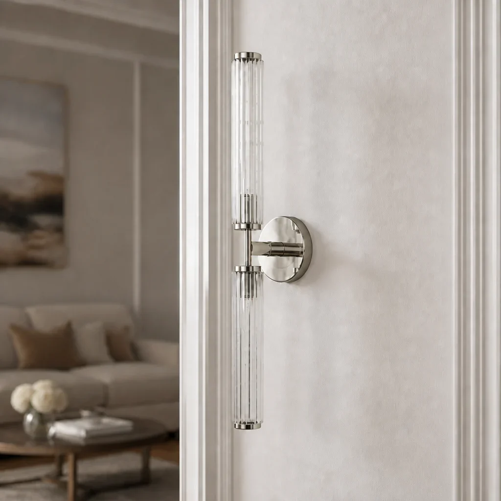MADDISON Double Glass Chrome